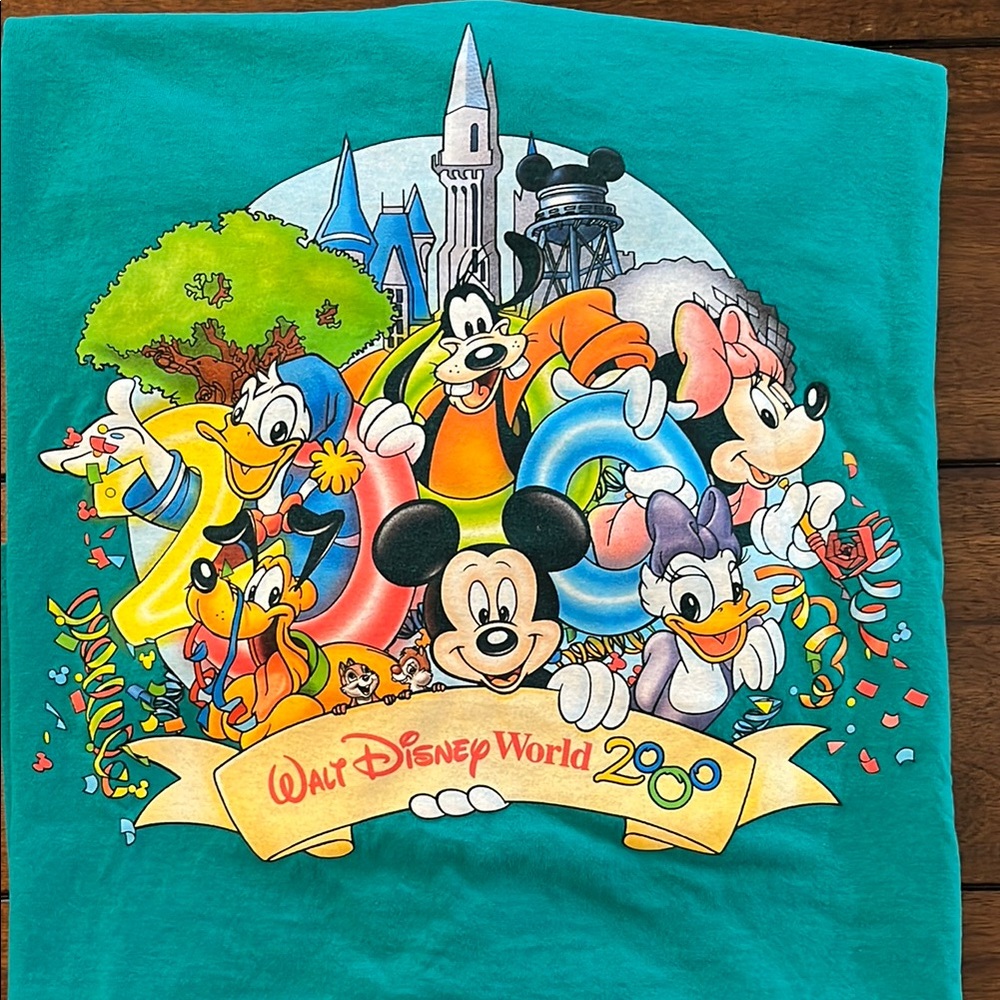 Vintage Y2K Walt Disney world graphic t shirt